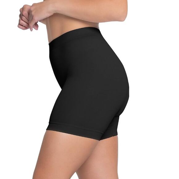 NWT Skinny Girl Smoothers Seamless Black Shaping Shorts M - Picture 1 of 4